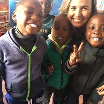 Kids from Masi in a happy day with fake teeth 😁