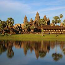 View of the Angkor temples