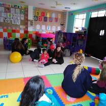 Spending some time at the local clinics and day cares in the area.