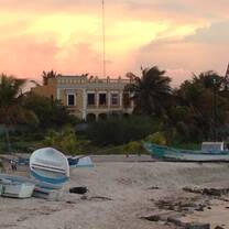 The beach