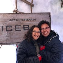 Nutella Shots at the Ice Bar