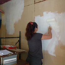Our project. Painting a police station