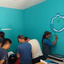 Our project. Painting a police station