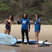 Learning to surf in Australia