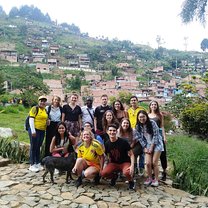 Meeting with a community leader inside the comuna