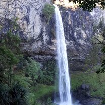 Waterfall in raglan A waterfall near raglan