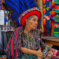 Indigenous person at Lago Atitlan