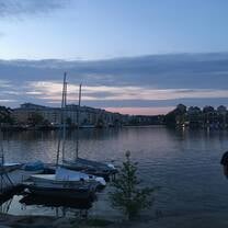 Sunset and canal