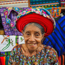 Indigenous person at Lago Atitlan