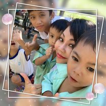Wonderful play time with the orphans