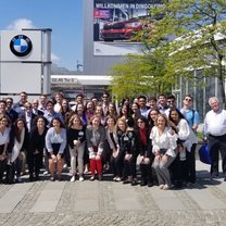 This is our group during our visit to the BMW plant in Dingolfing, Germany