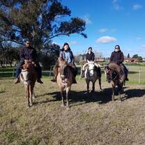 Horse back riding in Argentina