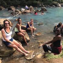 Swimming at Rio Celeste!