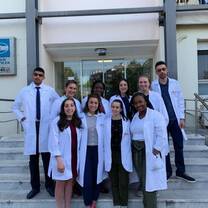 Preparing for a day of shadowing at the General Hospital of Larisa