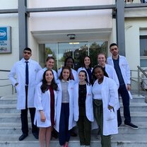 Shadowing in Greece Preparing for a day of shadowing at the General Hospital of Larisa