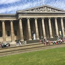The outside of the British Museum 