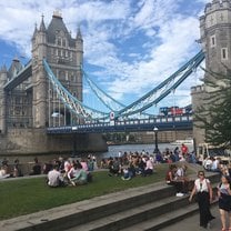 A beautiful view of the London bridge