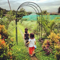 Kids outside in the Philippines Kids outside in the Philippines