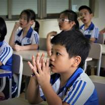 Students in a classroom