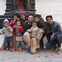 Volunteer with kids in Nepal Volunteer with kids in Nepal