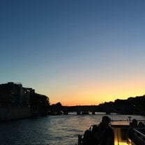 Sunset on the Seine