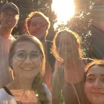 Selfie with new friends