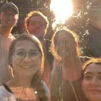Selfie with new friends
