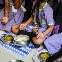 Nutritious meals are provided to the children regularly