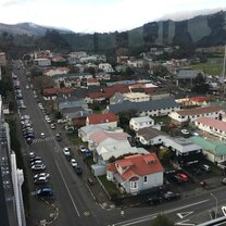 Looking from the Business School of University.