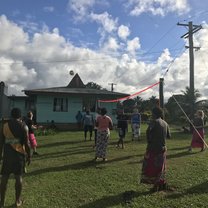 Volleyball in the village