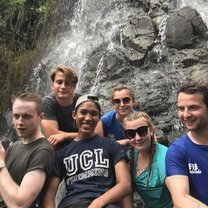 A retreat during the weekend to the nearest village and waterfall