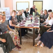 Nice time cooking together with the staff and the Arabic students!