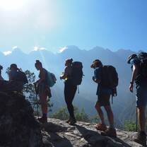 Hiking and exploring in China