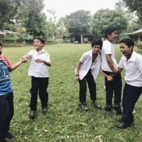 The kids of Cavite having fun in between health education lessons!