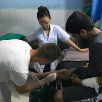 Getting new experiences in the hospital