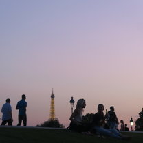 One night in Paris during the study tour 
