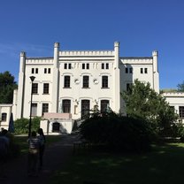 The outside of our accommodation was very pretty!