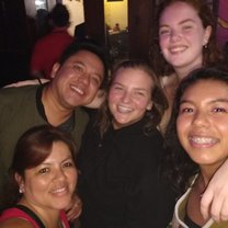From left to right, my guatemalan mom (and spanish teacher), Jonathan (The coordinator and my best friend), Amanda (a medical student who I'll never forget), and Kimberly (the daughter and my guatemalan sister)
