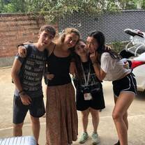 Saying goodbye to some of my friends 