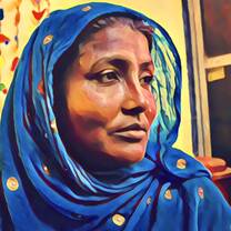 local woman from the project we worked on