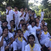 Sleeping in a temple for 2 nights