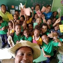A class picture from my last day teaching in Monte Cristi, Dominican Republic with Outreach360.