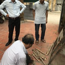 Demonstration of how to produce biochar at the CCS workshop