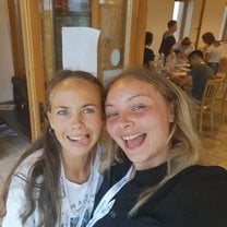 One of my mentees, Zsofia, who is 14 but is wise beyond her years. We both cried when we had to say goodbye. 