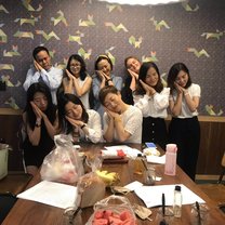 Book club at a WeWork