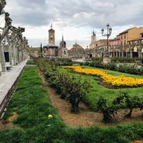 main square of Alcalá, right next to the UAH