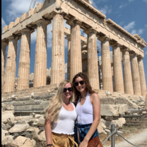 Class visit to the Parthenon in Athens!