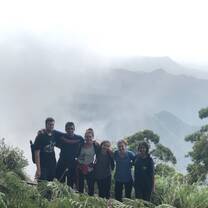 Volunteers admiring the views of Kodaikanal!