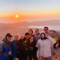 Volcano sunrise hike