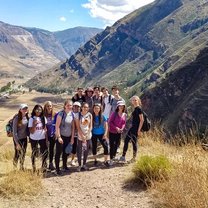 We had an excursion day where we hiked around the Pisac Ruins. So beautiful!